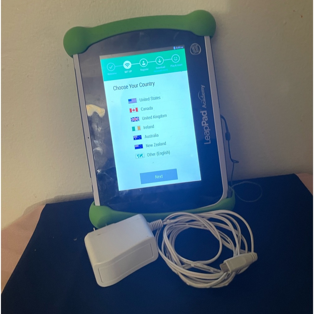 White & Green Leapfrog Leappad 16GB Tablet